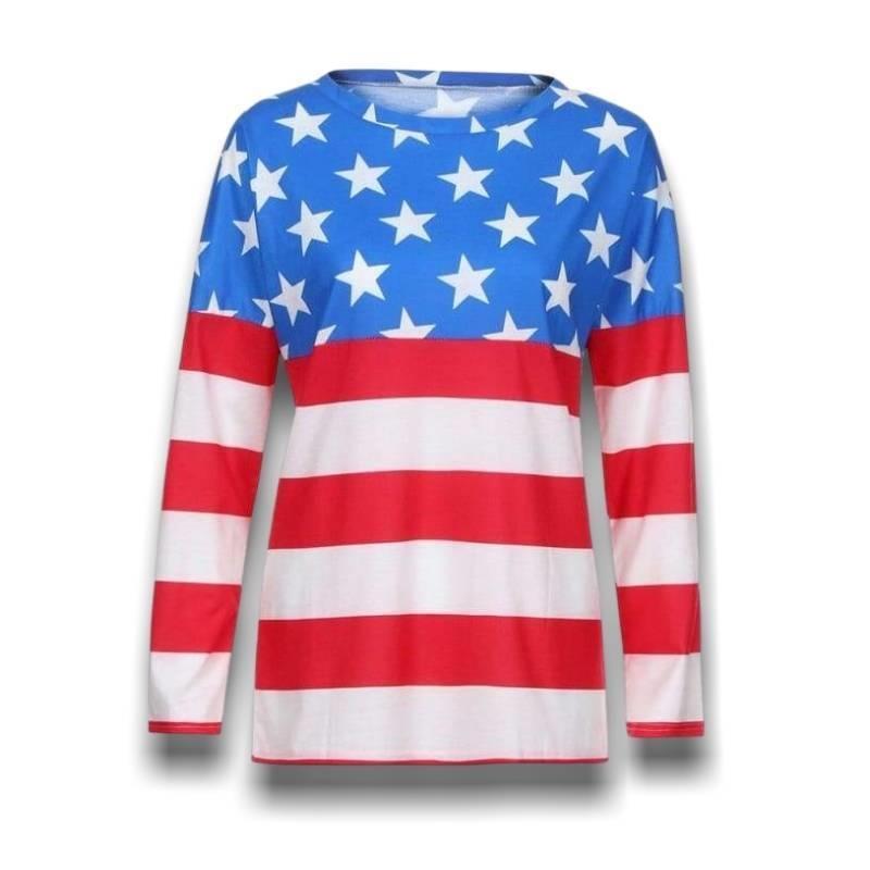 T-shirt vintage da donna degli Stati Uniti