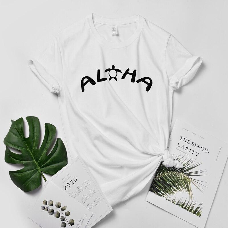 Maglietta hawaiana vintage da donna