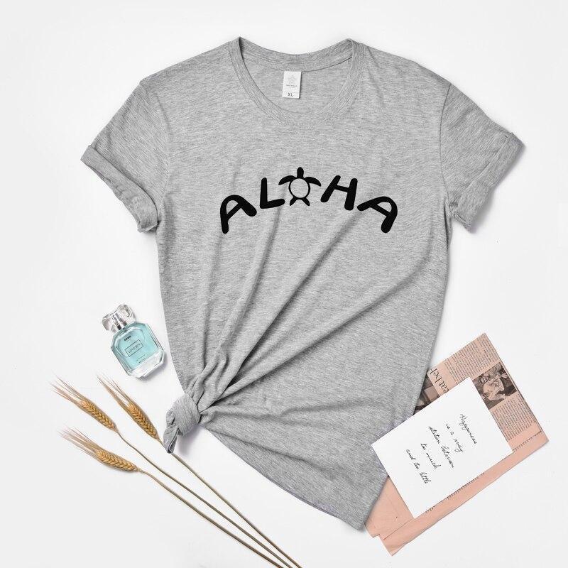 Maglietta hawaiana vintage da donna