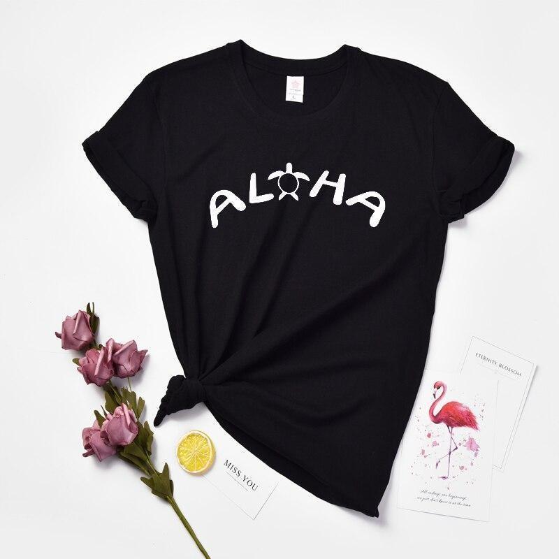 Maglietta hawaiana vintage da donna