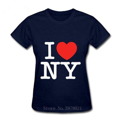 Maglietta vintage da donna I Love New York