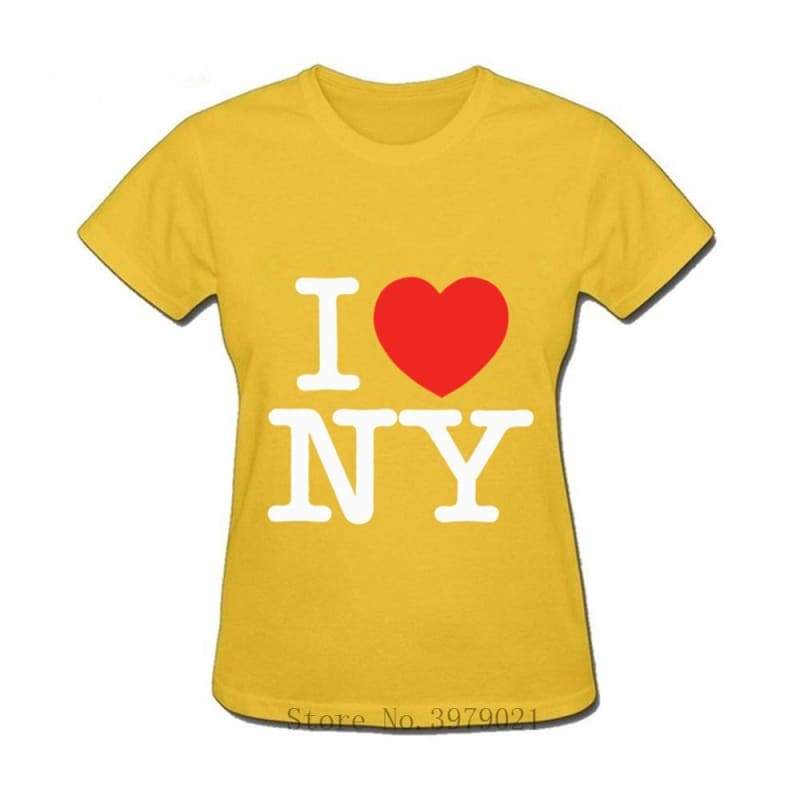 Maglietta vintage da donna I Love New York