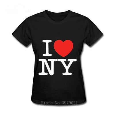 Maglietta vintage da donna I Love New York