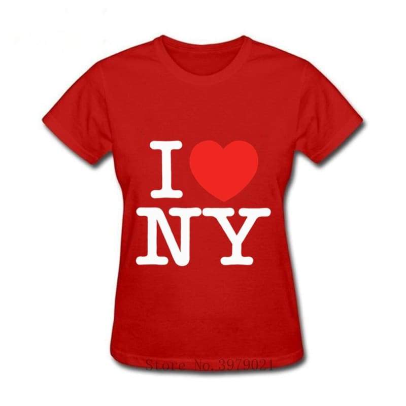 Maglietta vintage da donna I Love New York