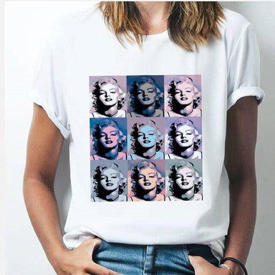 Maglietta Marilyn Monroe vintage da donna