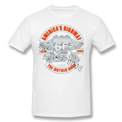 T-shirt Route 66 vintage da uomo