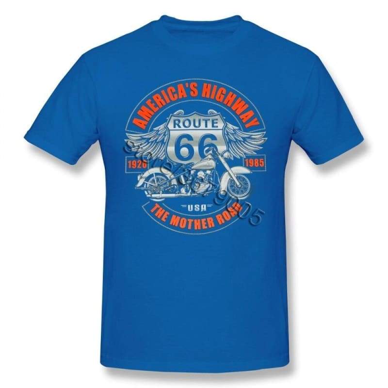 T-shirt Route 66 vintage da uomo