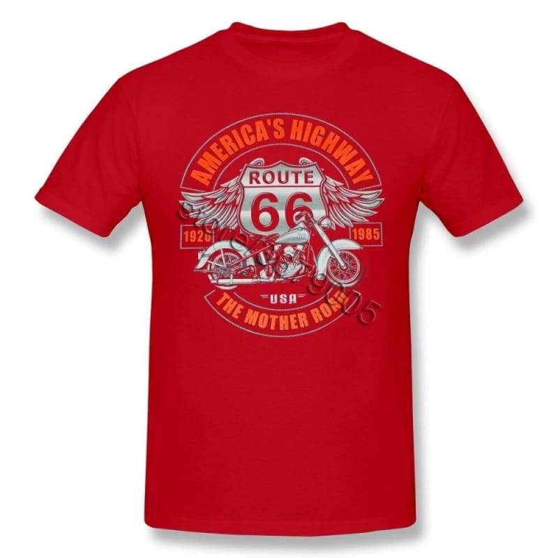 T-shirt Route 66 vintage da uomo