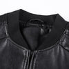 Giacca vintage in pelle da football americano
